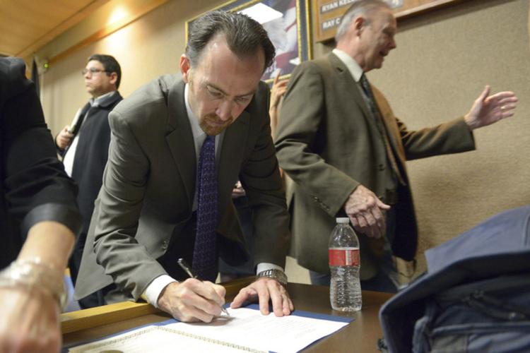 Todd Finnell sworn in as Imperial County Superintendent of Schools, announces administrative changes