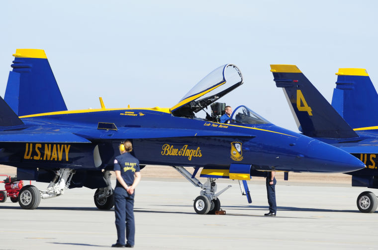 Blue Angels arrive at Naval Air Facility El Centro | Local News ...