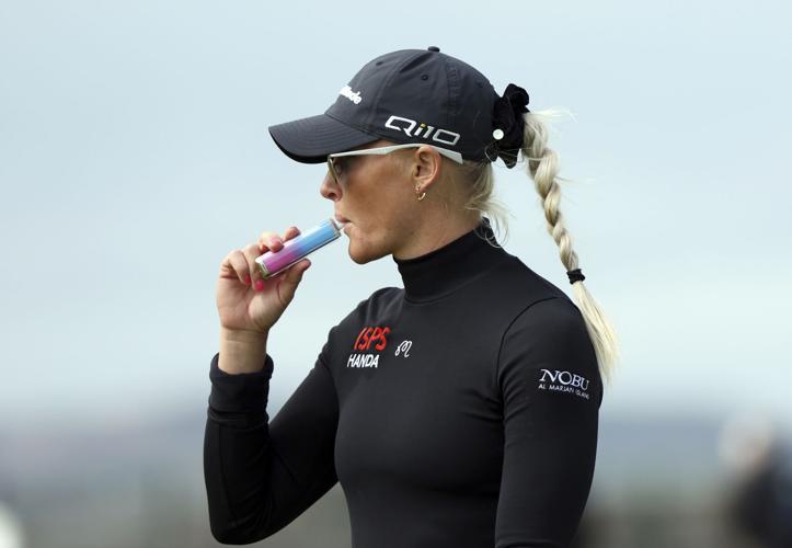 Charley Hull shoots 67 to lead windswept Women's British Open. Nelly