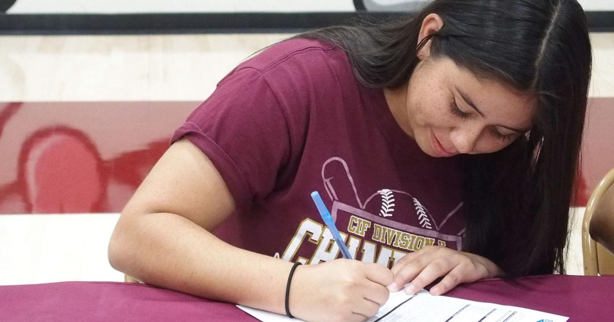Michelle Roldan Calexico High’s Michelle Roldan to play softball at AWC | Local News ...