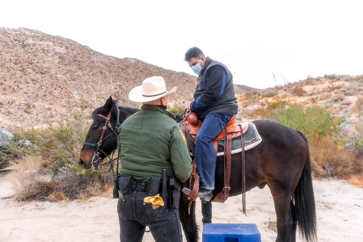 Border Patrol gives horseback tour of wilderness area