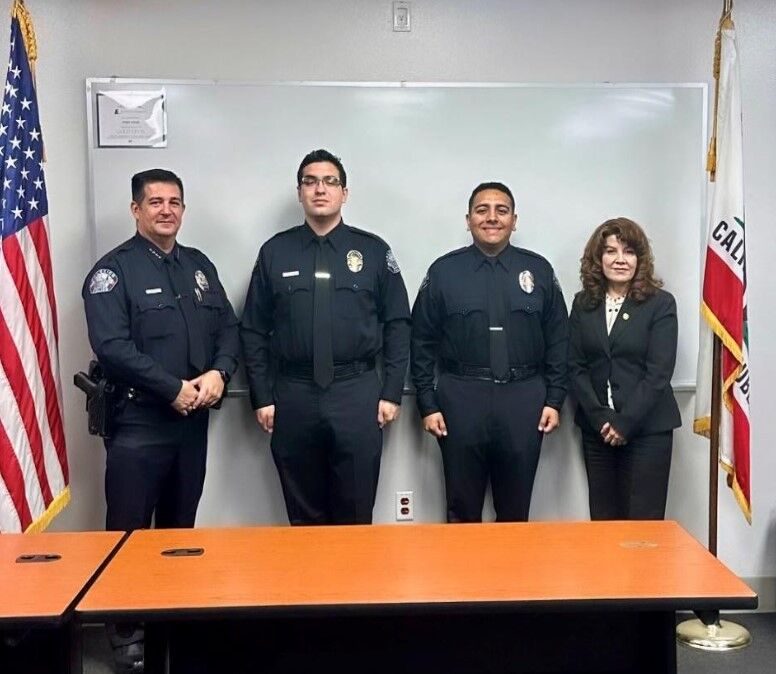 Calexico Police Welcomes Two New Team Members, Promotes Two | Featured ...