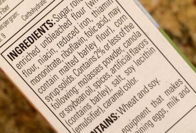 Read the label—someone's health could be in the balance