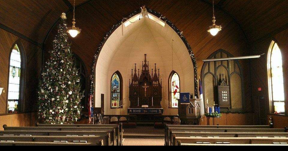 Christmas look inside Trinity Lutheran Church in town of Rantoul News