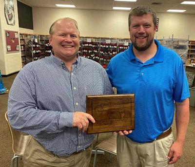 Tim Stadler was recently honored for his years of service