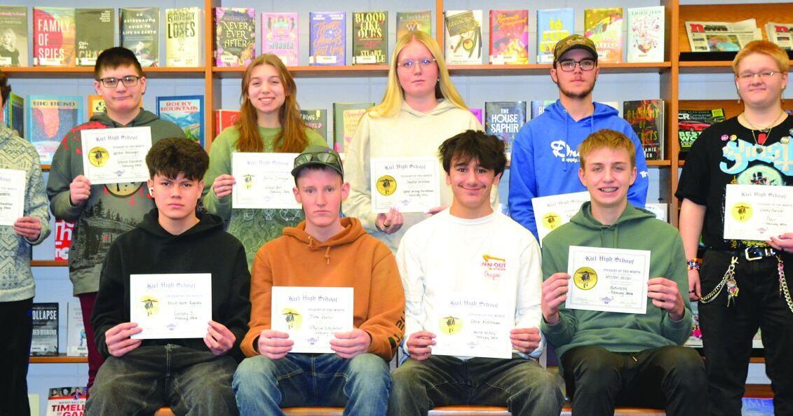February Students of the Month announced at Kiel High School
