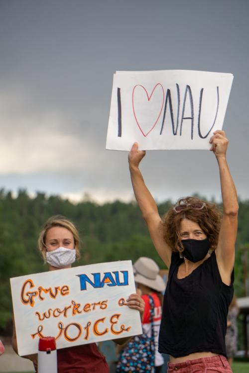 Gallery: Faculty protest planned return to campus in the Fall
