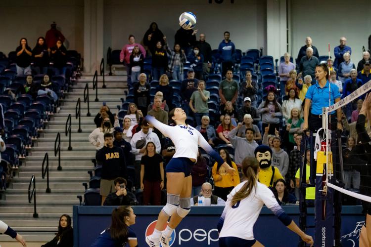 NAU volleyball clutches fifth set over Eastern Washington Sports