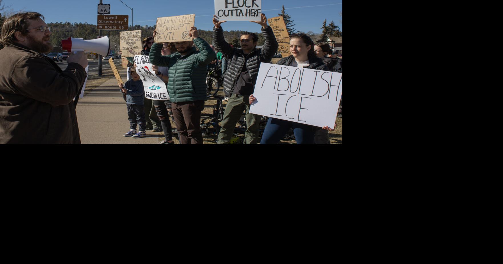 Protesters gather to demand Flock Safety camera’s removal | Gallery ...