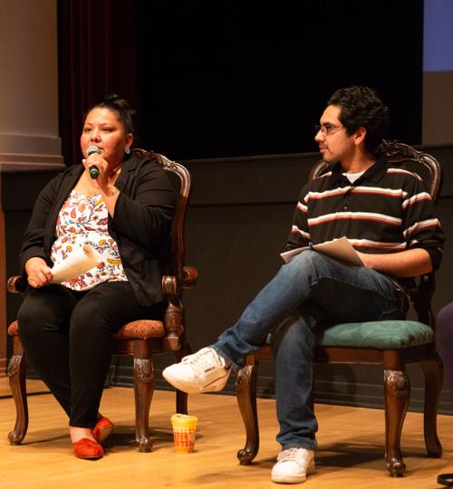 A panel discussion encourages bridging the gap between veterans and civilians