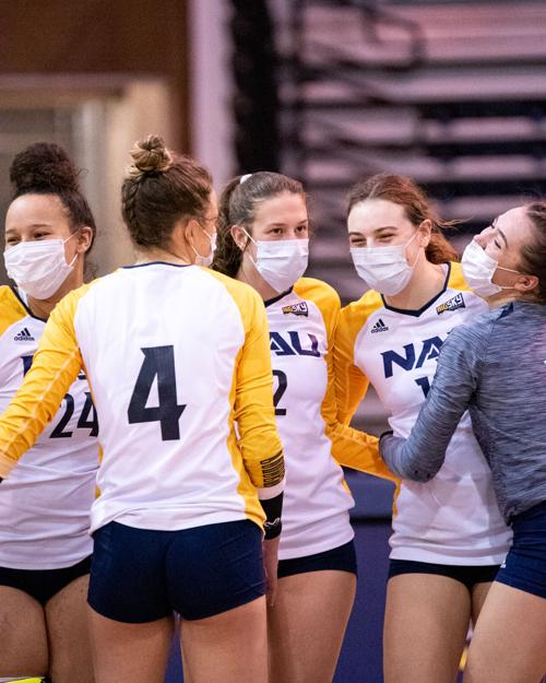 NAU volleyball beats undefeated Weber State, 3-1
