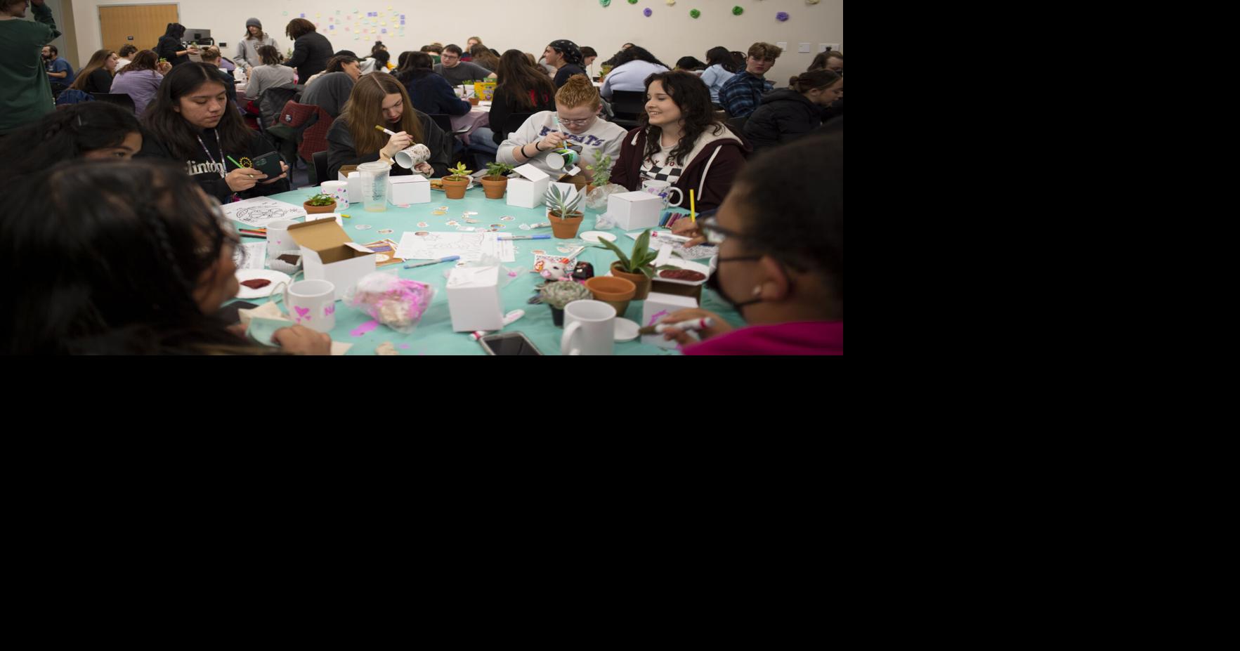 Destressing at the NAU Cozy Corner Culture