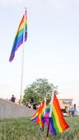 Rainbow Flag/Flagstaff Vigil