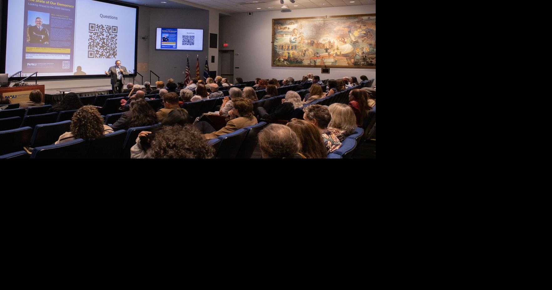 Arizona Secretary of State visits NAU