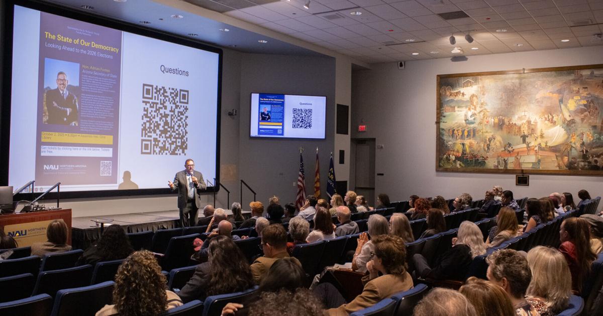 Arizona Secretary of State visits NAU