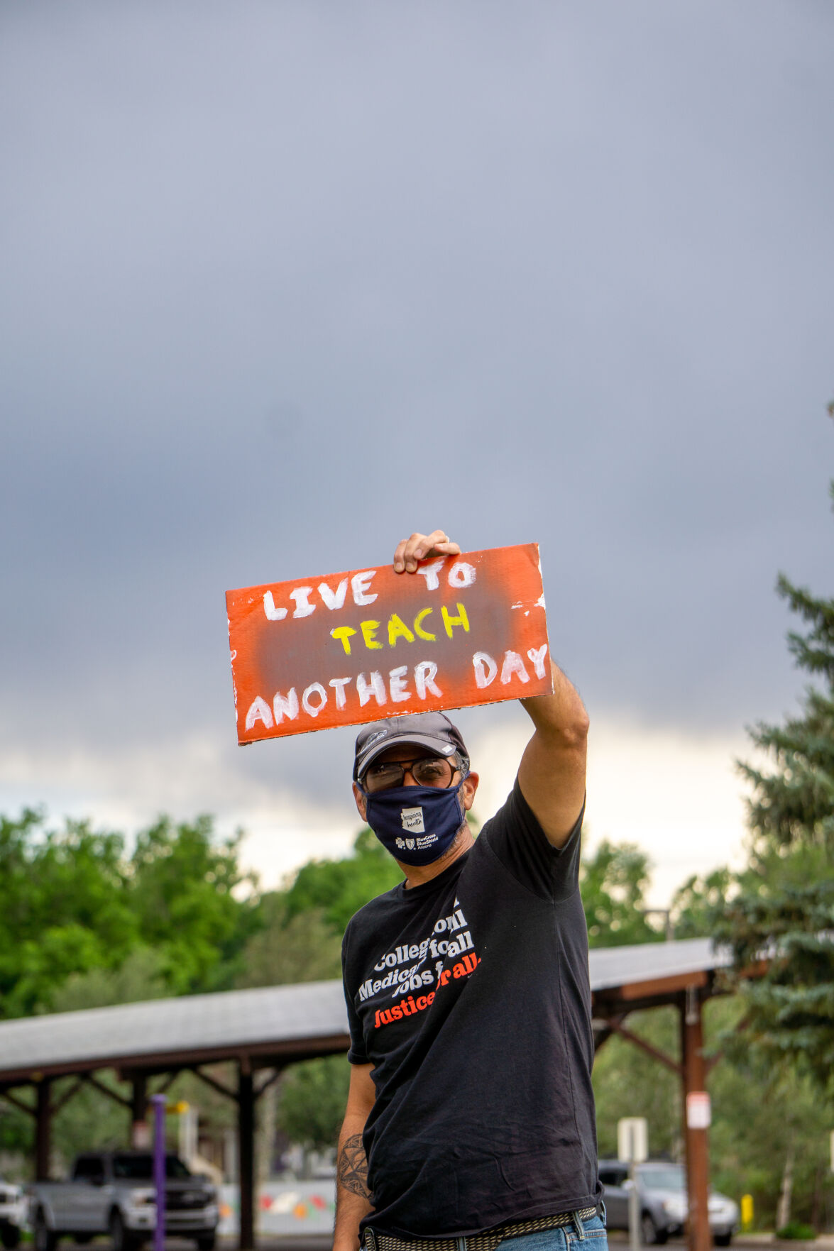 Gallery: Faculty protest planned return to campus in the Fall