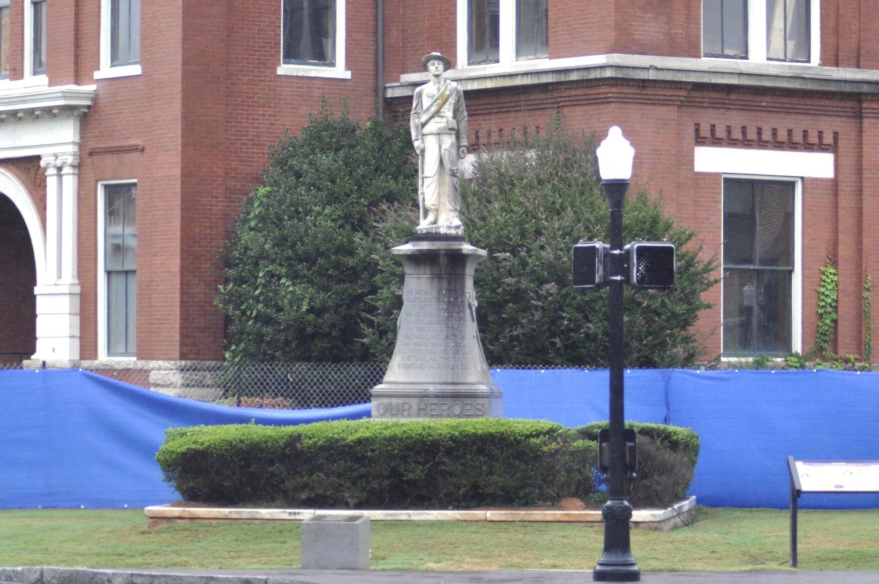 Petition presented seeking removal of the Confederate statue from