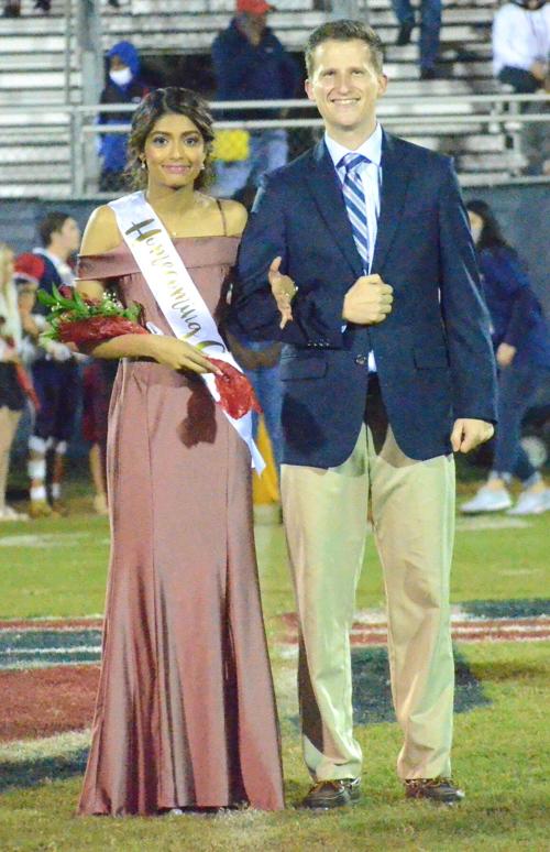 Krupa Patel escorted by Coach Michael Smith.jpg