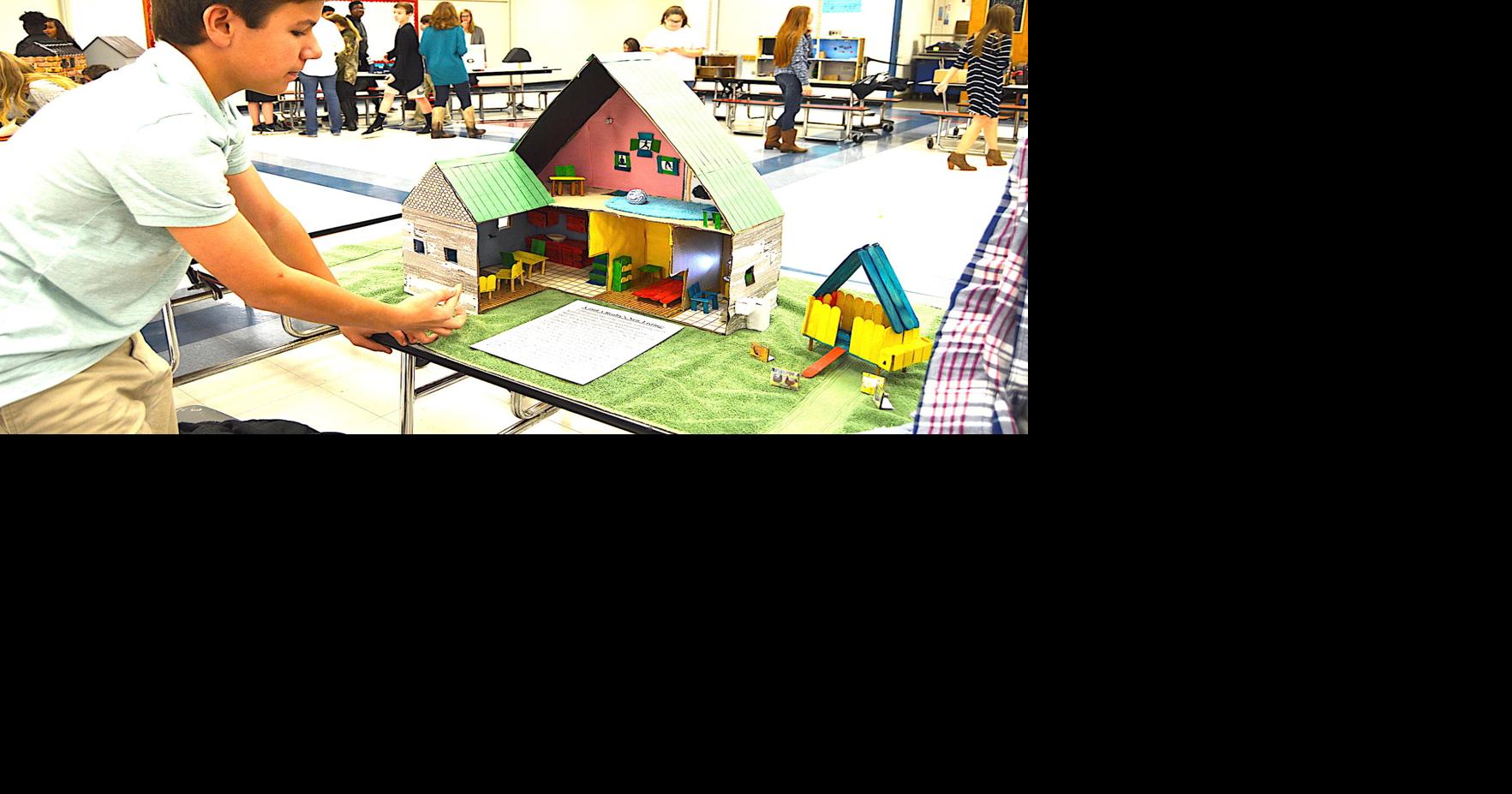 Young scientists create battery-powered model houses | Local News ...