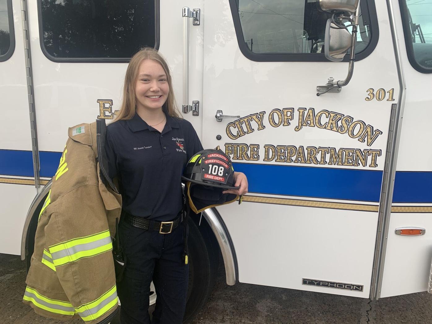 Anna Ashe is Jackson's first full-time female firefighter | News |  jacksonprogress-argus.com
