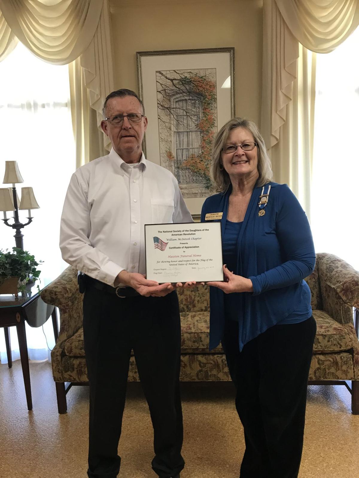 Dar Recognizes Proper Flag Display Features Jacksonprogress Argus Com