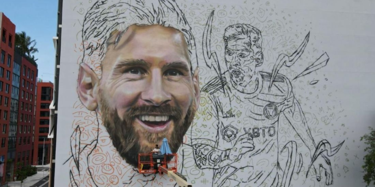 Miami pinta mural gigante de Lionel Messi para darle la bienvenida | Fútbol  y Más | jambalayanews.com