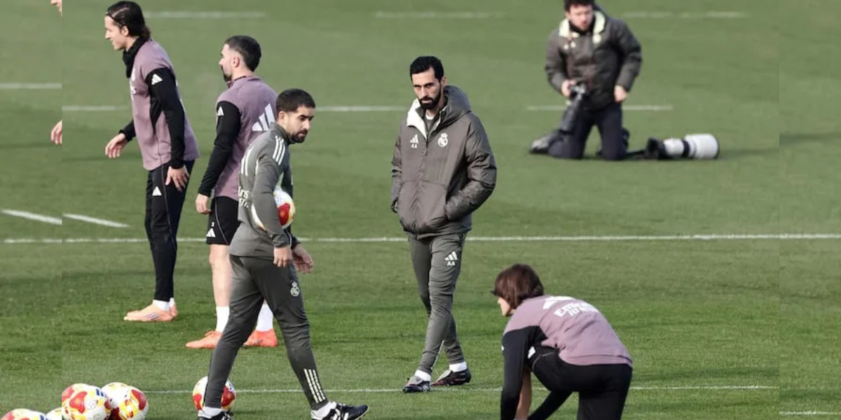 Álvaro Arbeloa managing Real Madrid