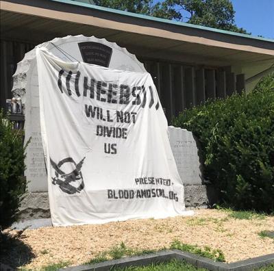 Anti Semitic Banner Posted At New Jersey Holocaust Memorial Us