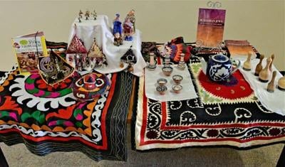 traditional Bukharian items.