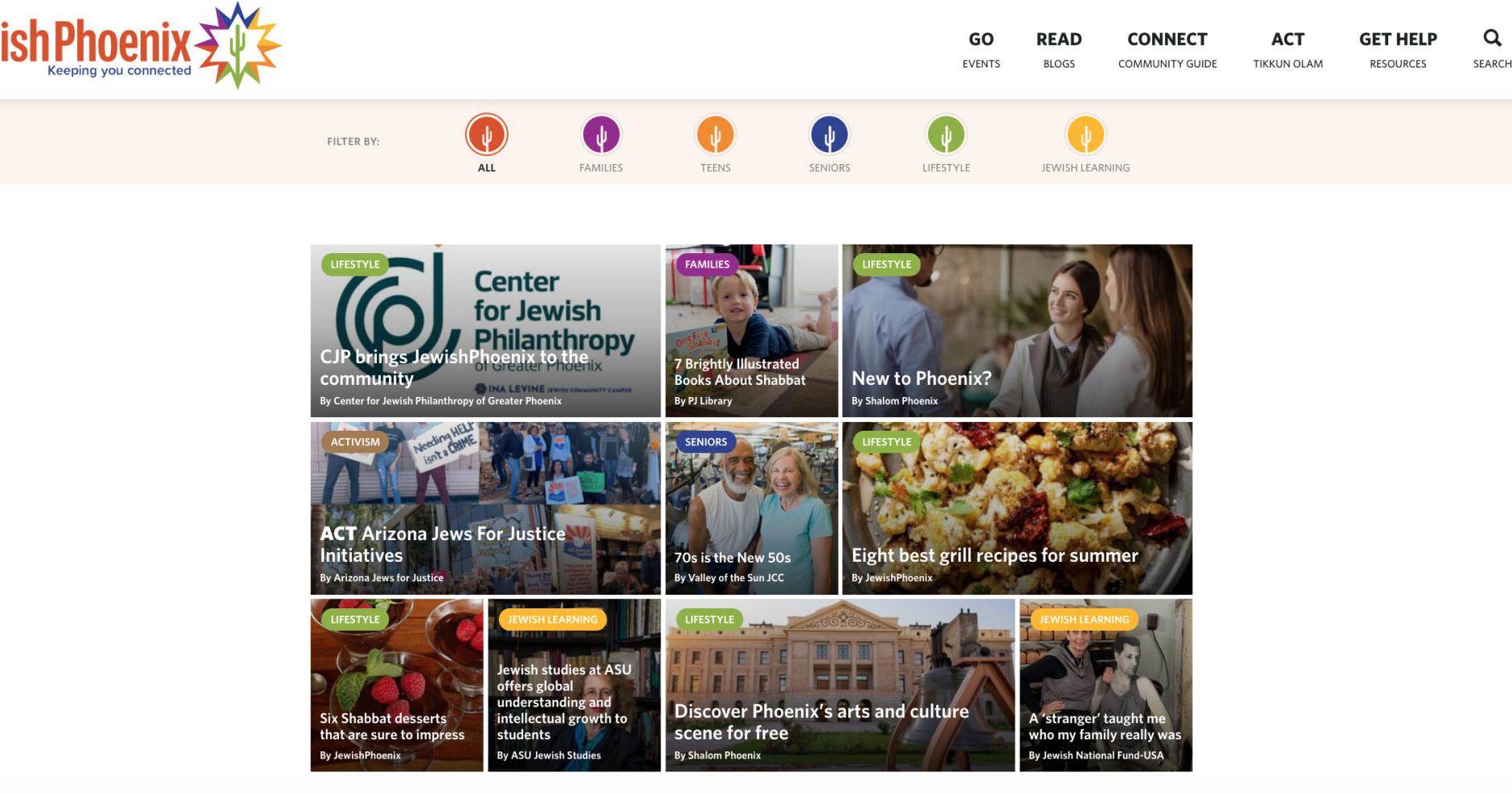 Discover the new digital home for Phoenix's Jewish community — JewishPhoenix.com | Community - Vimarsana News