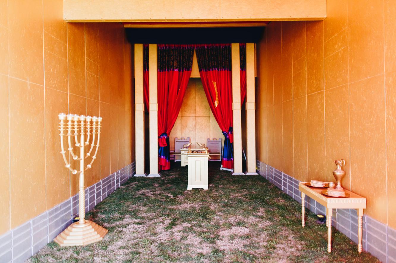 A life size replica of the Mishkan built in Queen Creek Community