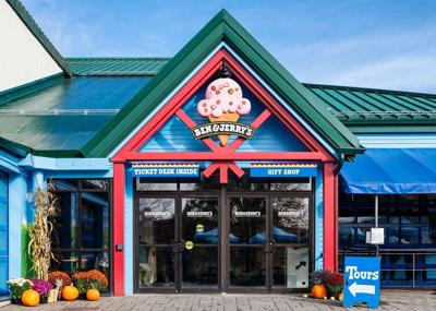 A view of the Ben & Jerry's Ice Cream factory
