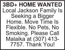 Local Jackson Family Is Seeking a Bigger Home. Move Time