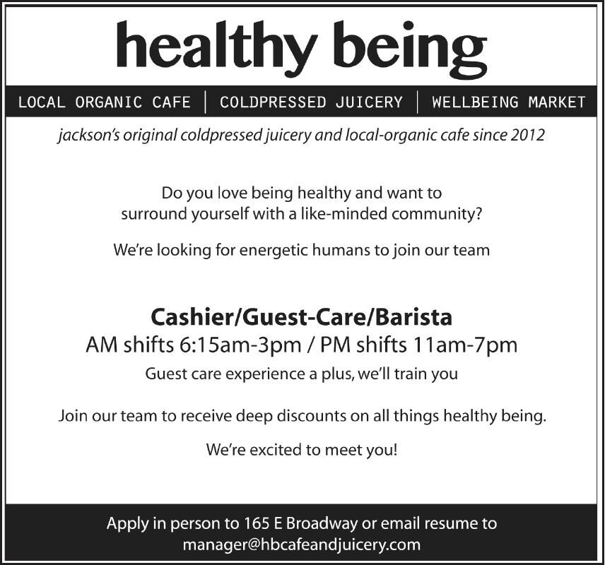 healthy being Full Time