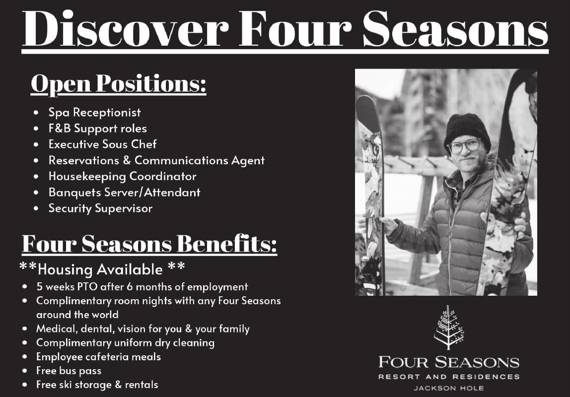 Discover Four Seasons Four Seasons Benefits: 5 weeks PTO after