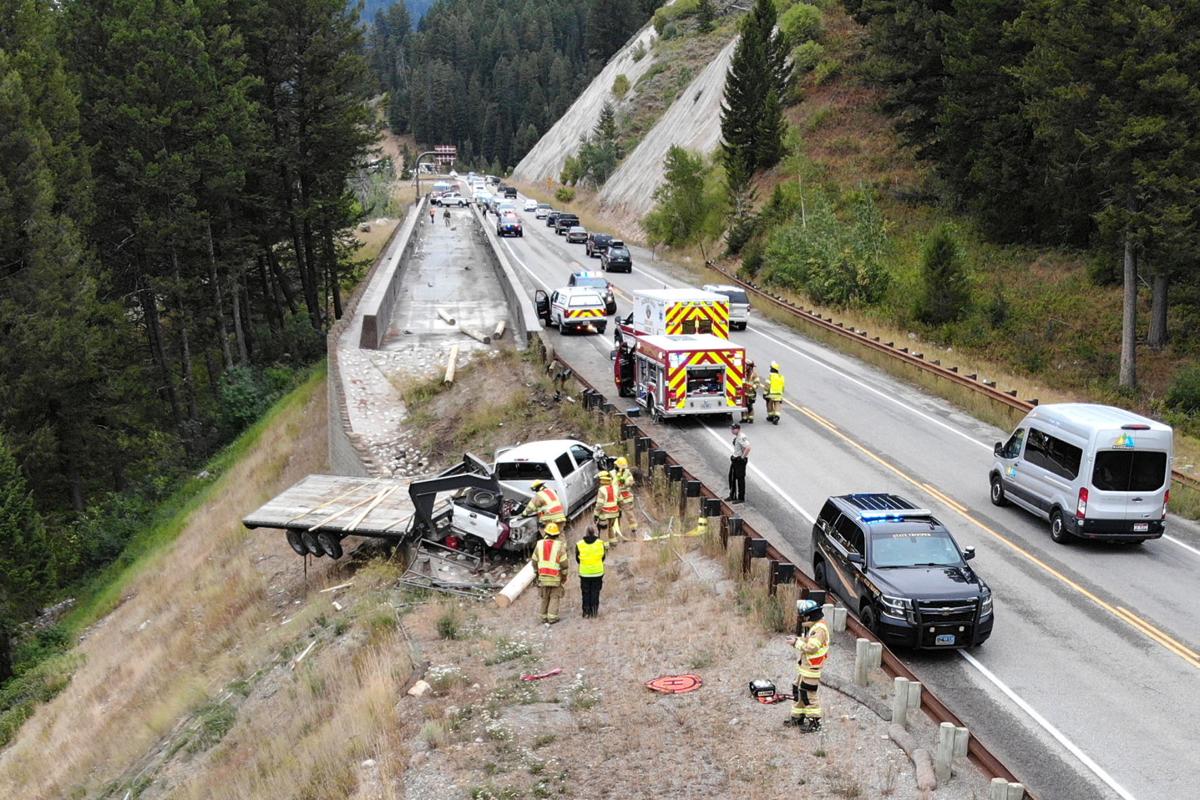 Log Truck Caught By Teton Pass Truck Arrestor The Hole Scroll Jhnewsandguide Com