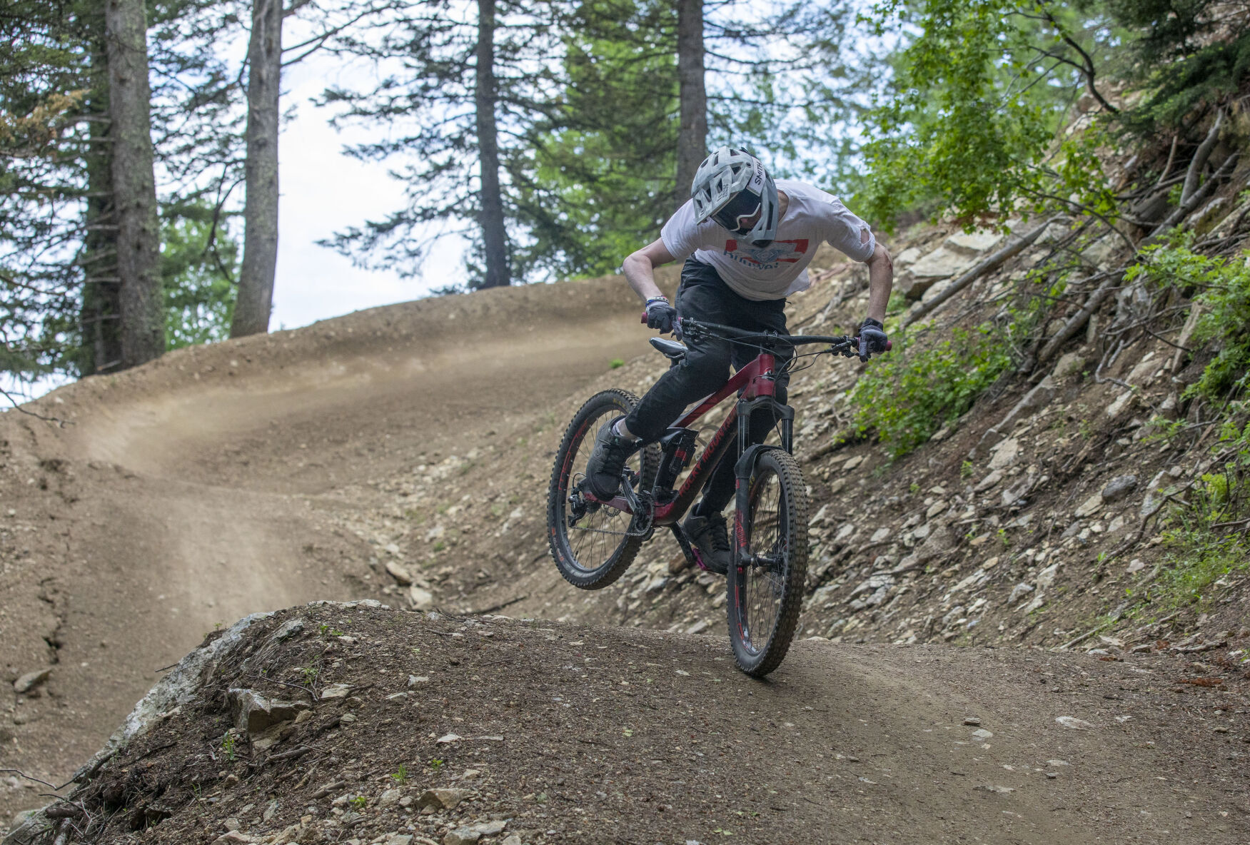 Deep and dark in the bike park Sports Features jhnewsandguide