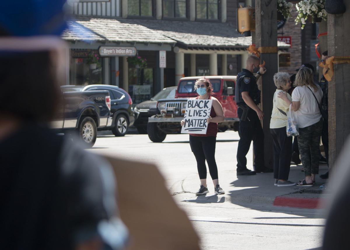 Black Lives Matter protest on Town Square