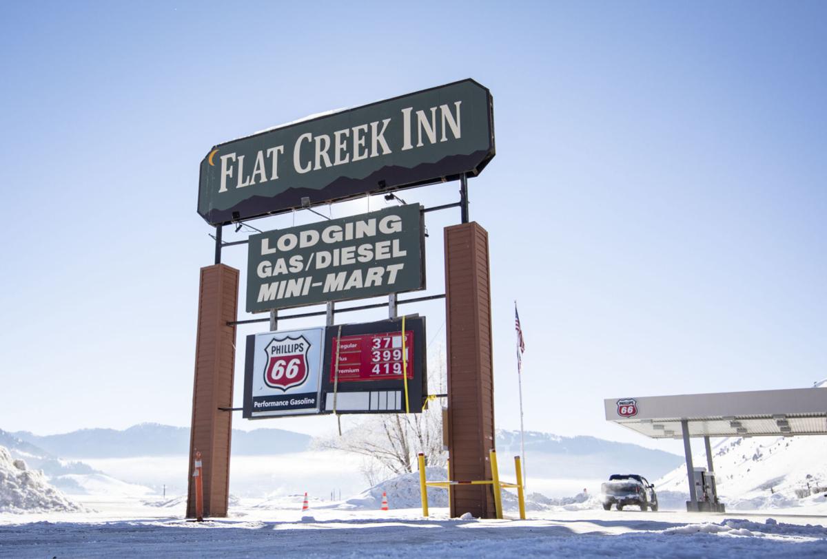 Flat Creek Inn sign
