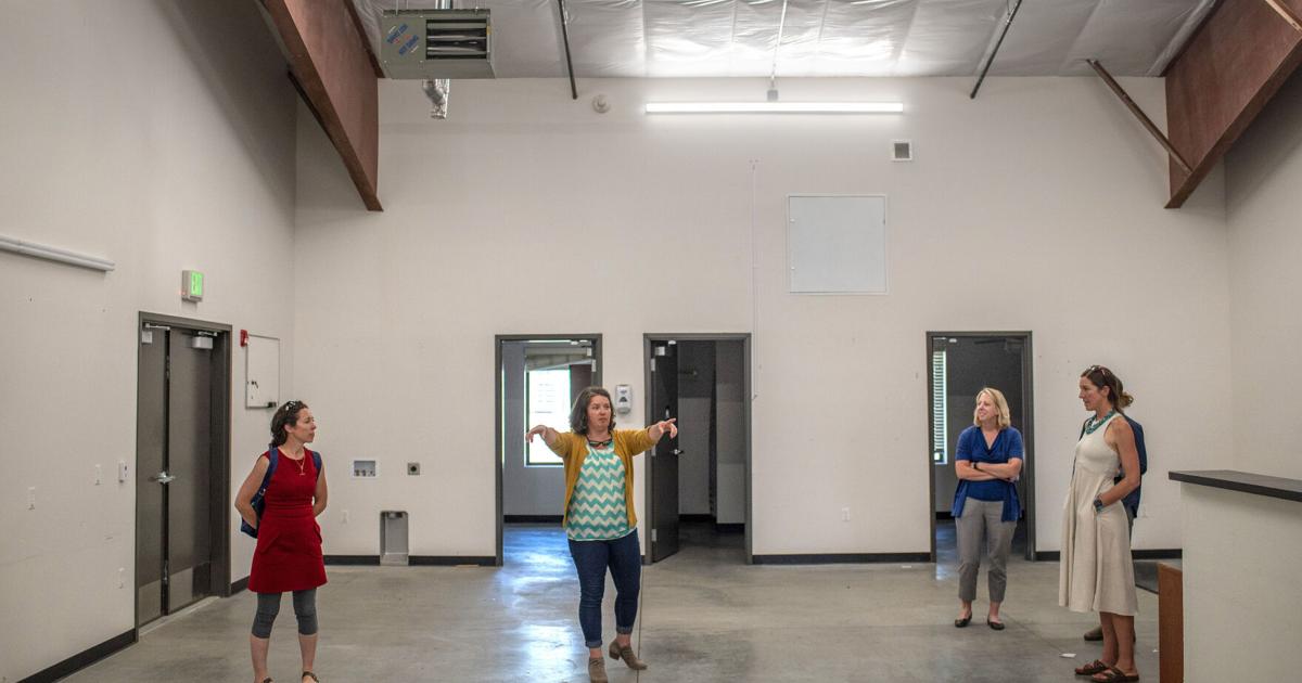 Fairgrounds community building unveils mural Local