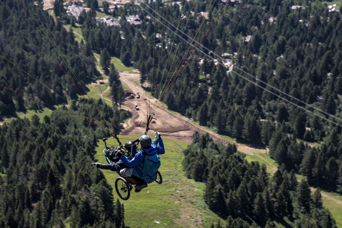 Adaptive Paragliding