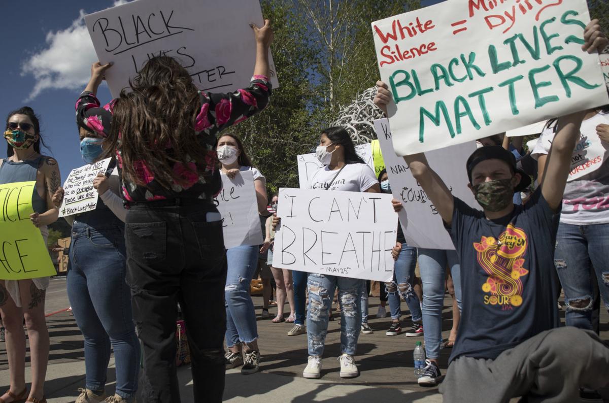 Black Lives Matter protest on Town Square