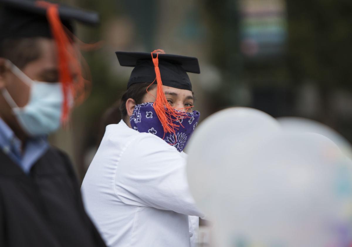 Socially distant CWC graduation