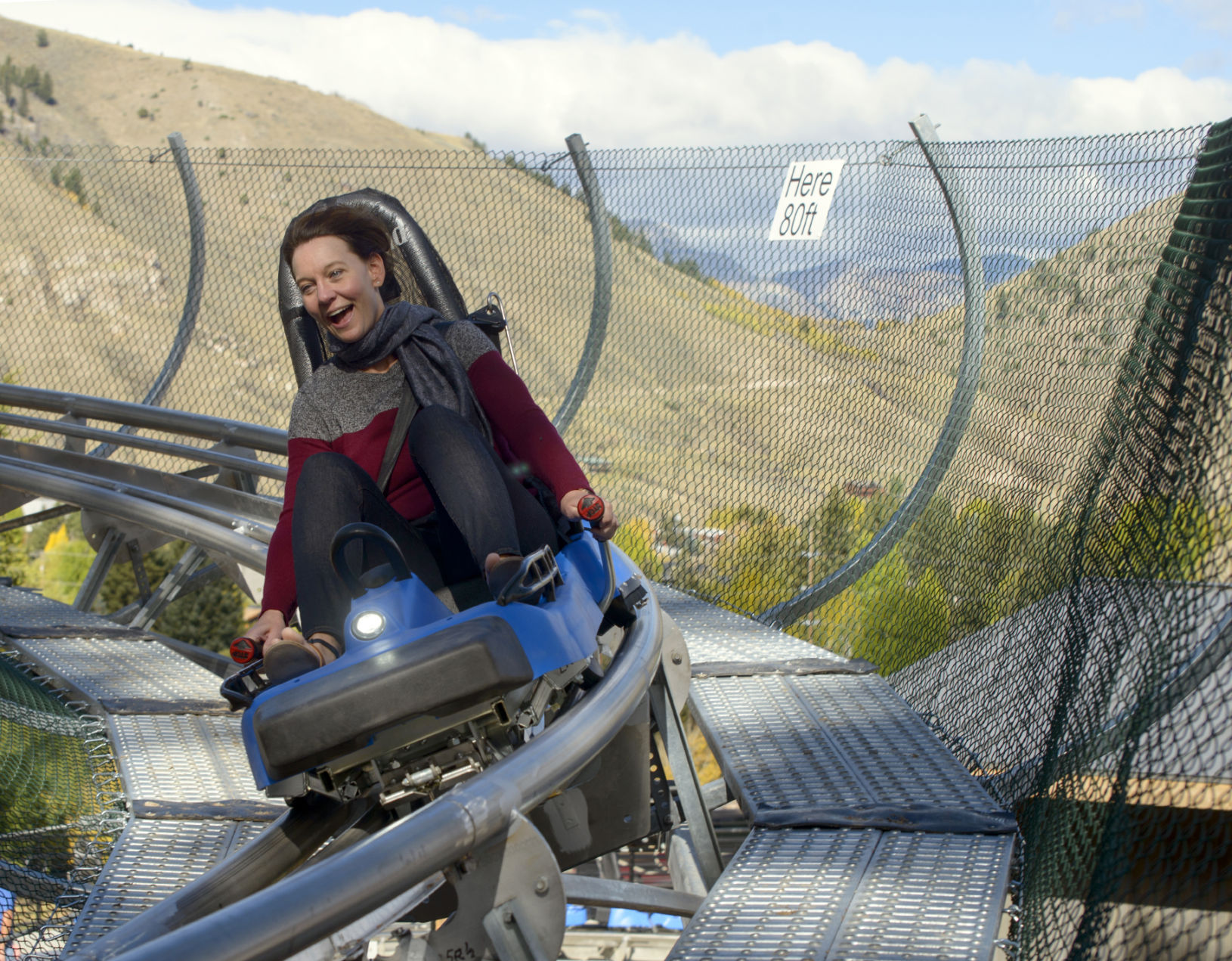 Giving the alpine coaster a whirl Sports Features