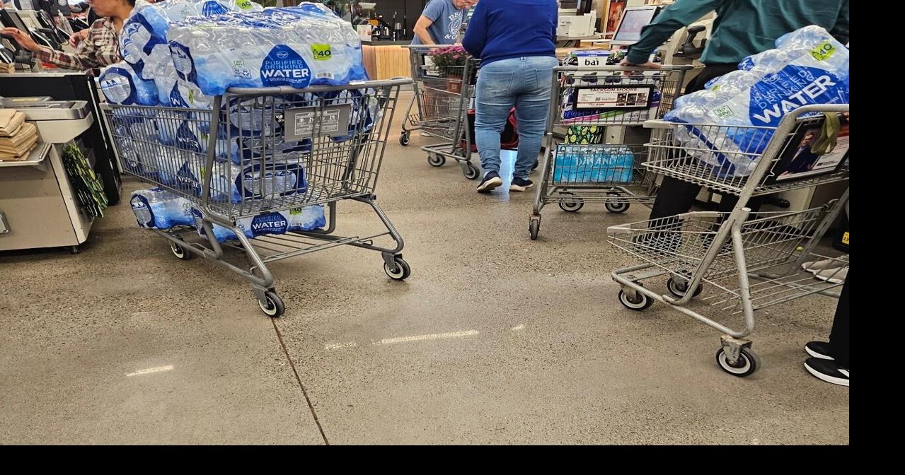 Town sends boil water order; bottled water snatched up