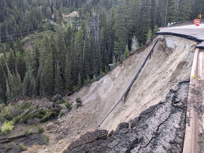 Highway 22 road failure