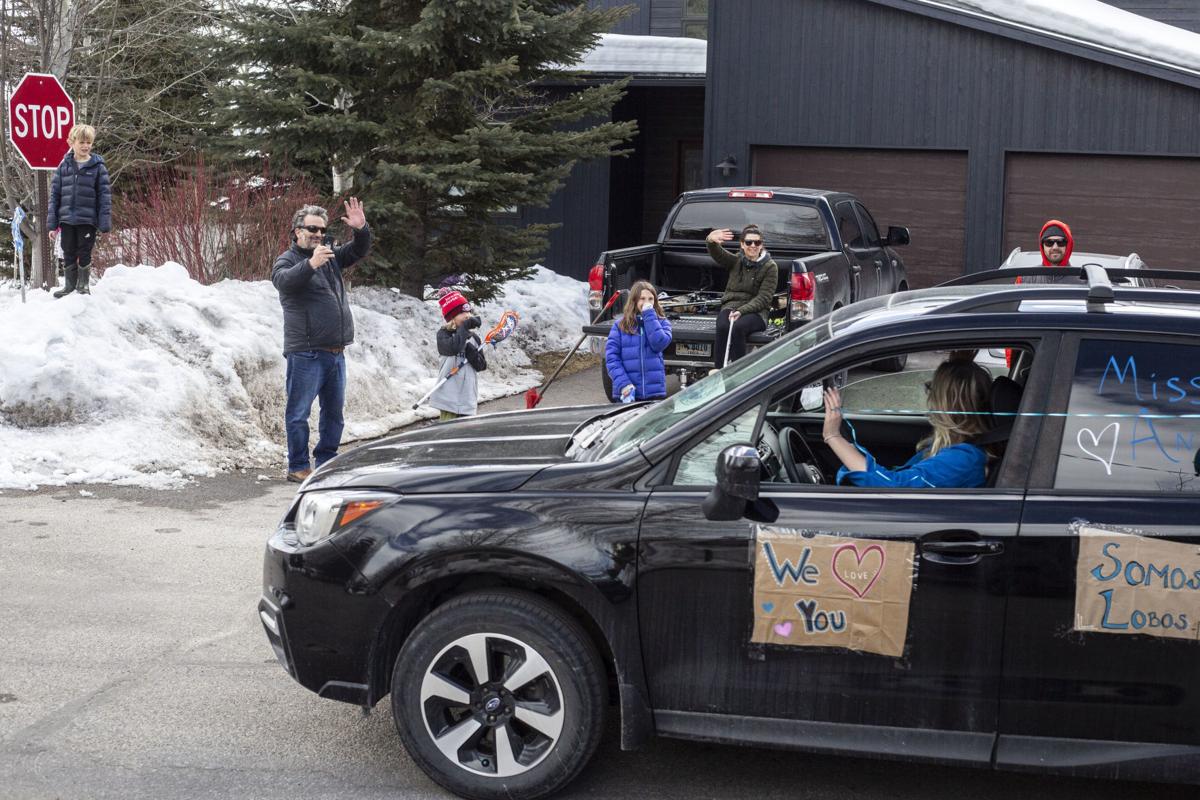 Munger Mountain teacher parade