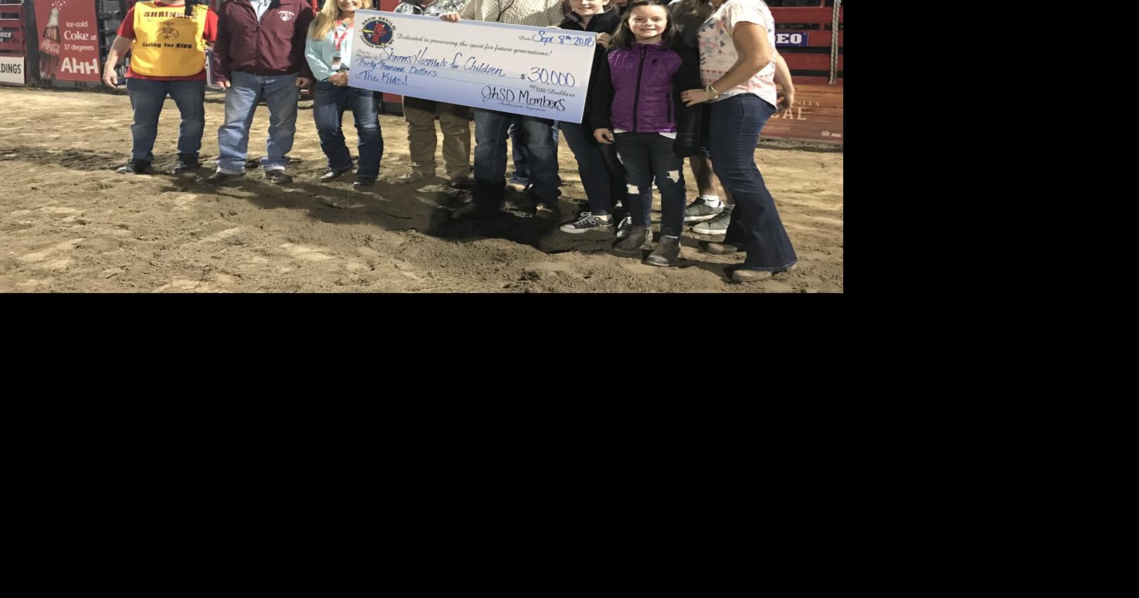 Snow Devils donate $30K at Shriners rodeo | The Hole Scroll ...