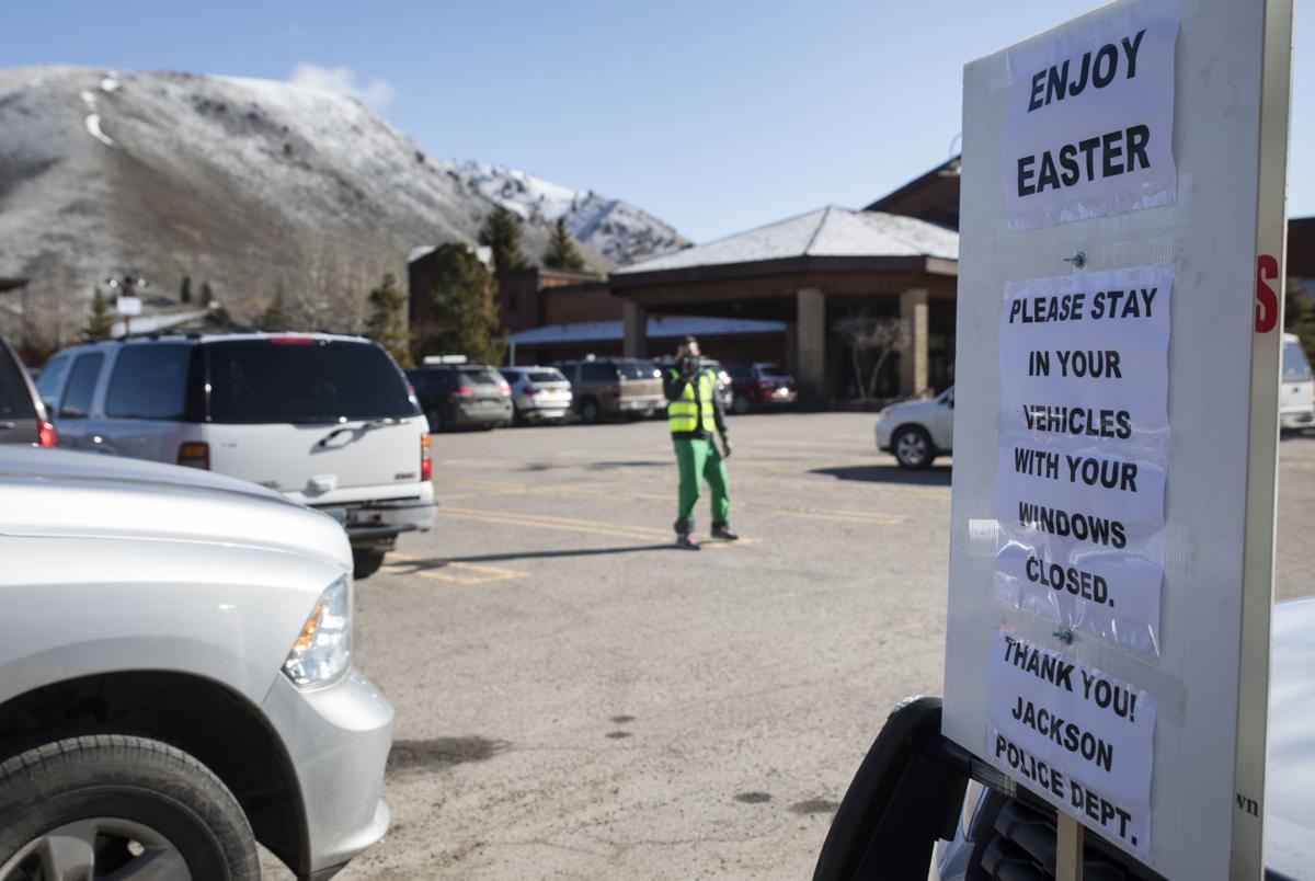 Drive-up Easter service