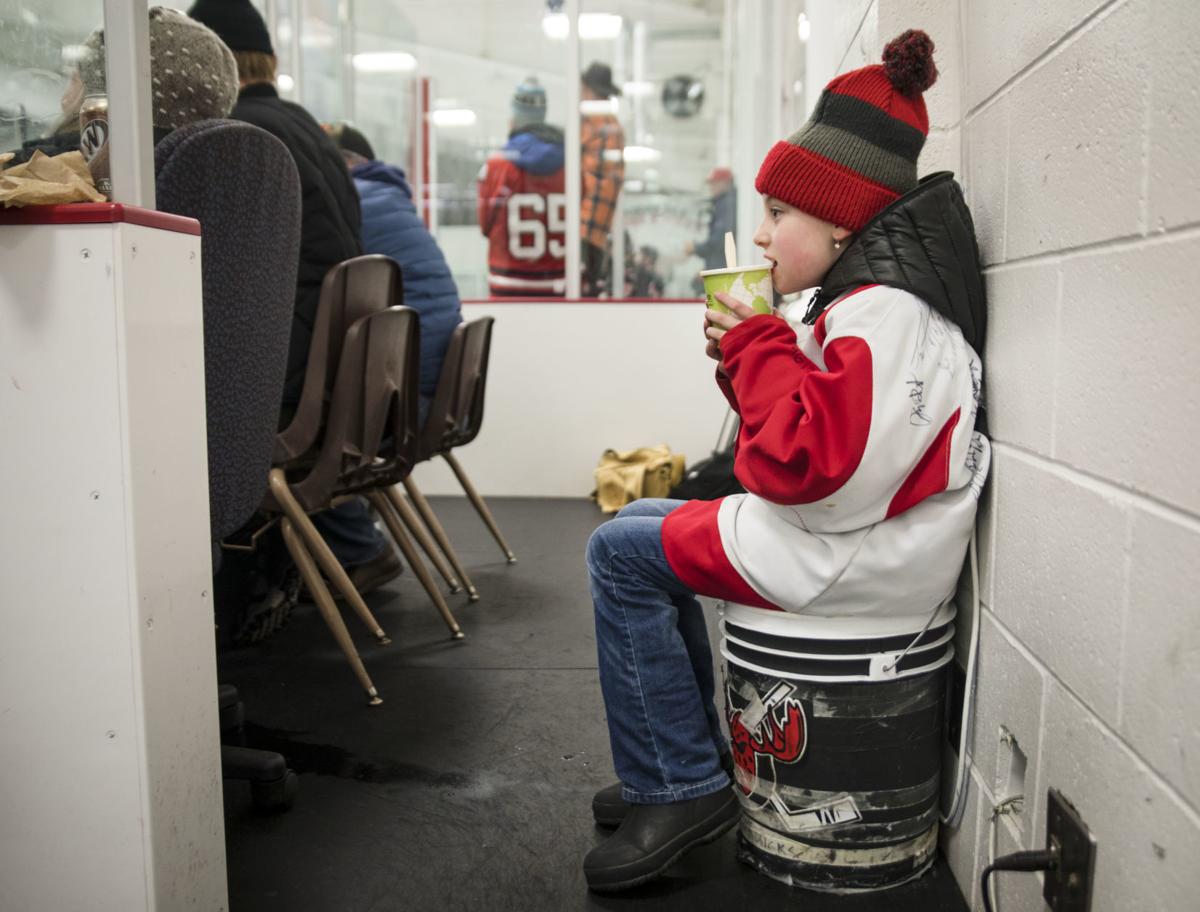 Number one Moose fan Kieleigh Davis